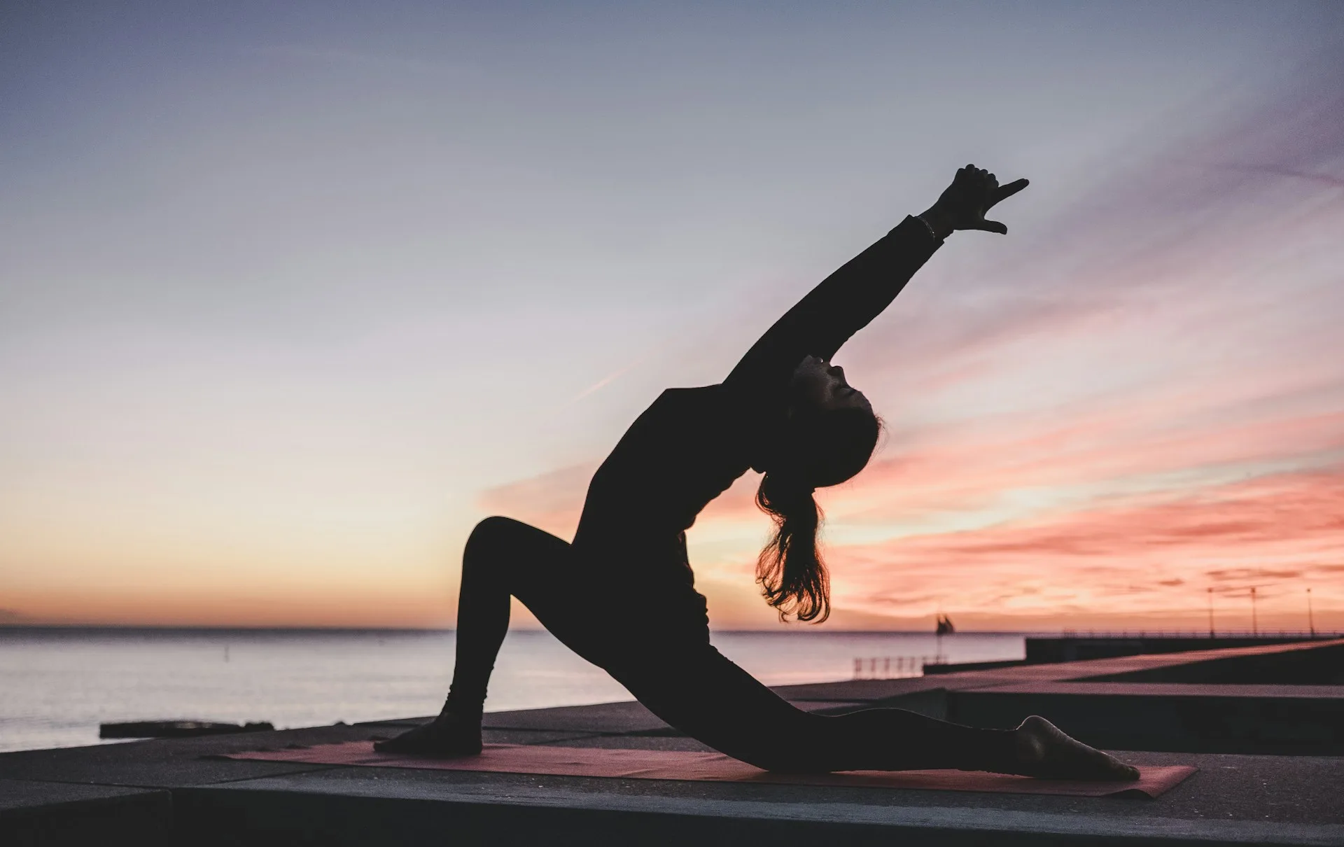 Sunrise yoga in Da Nang